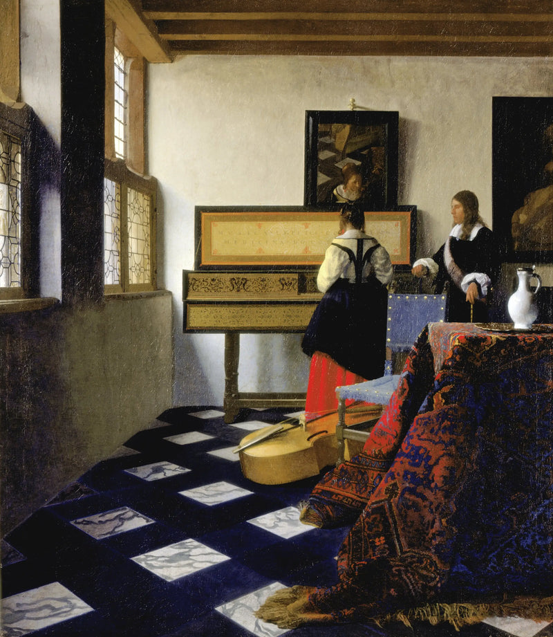 Musiklektionen - Johannes Vermeer