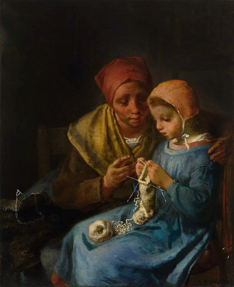 Stickkursen - Jean-François Millet