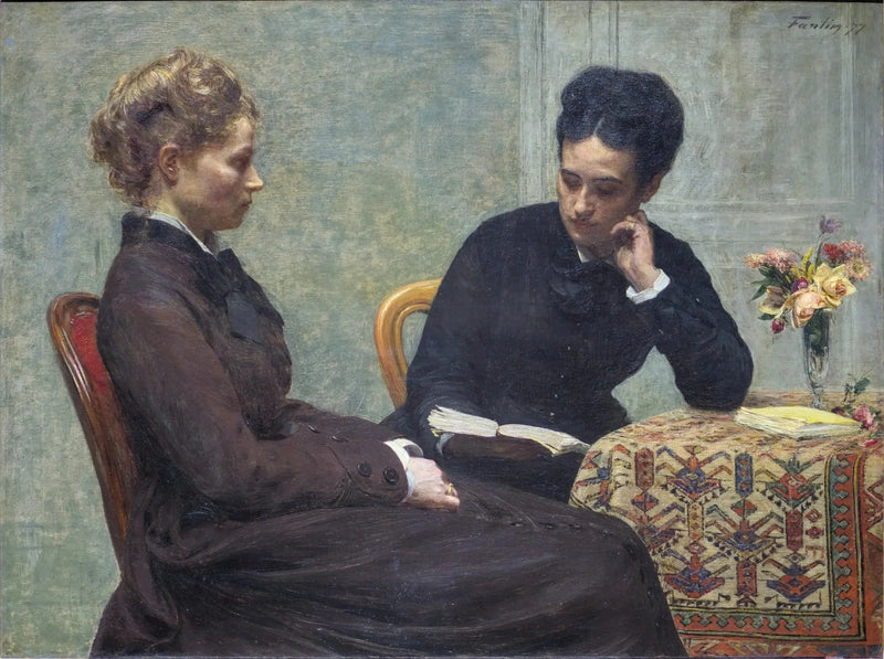 Läsning - Henri Fantin-Latour