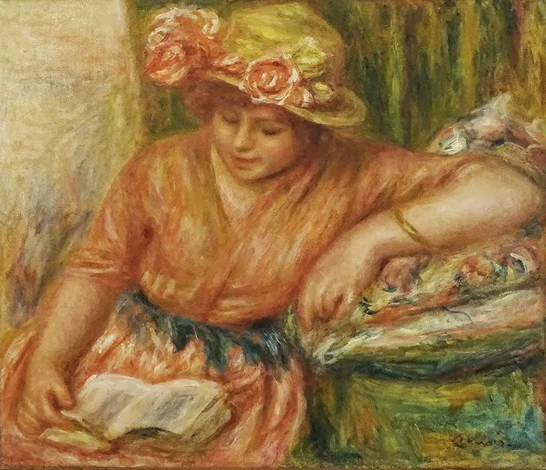 Läsning - Pierre-Auguste Renoir