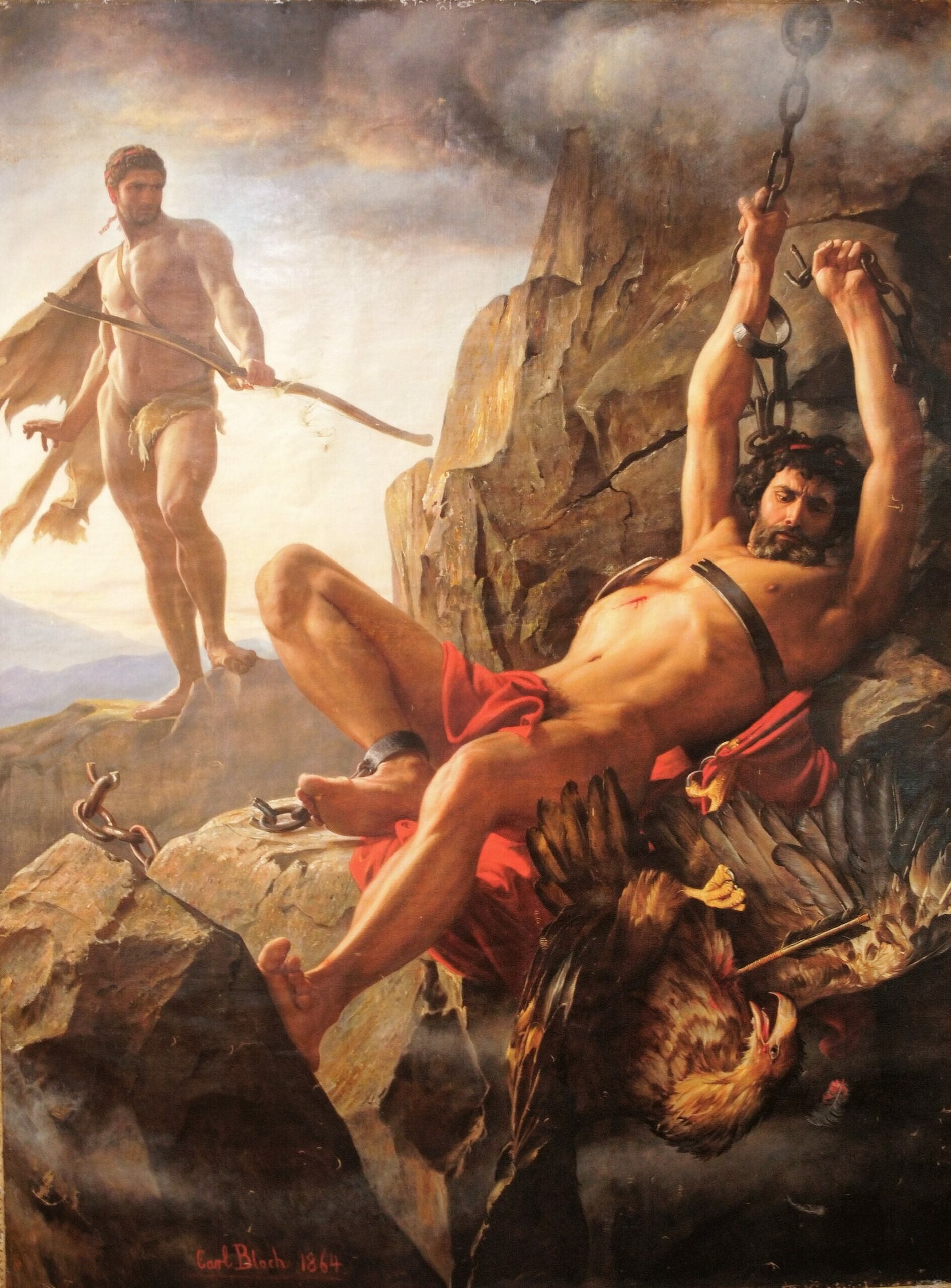 La libération de Prométhée - Carl Heinrich Bloch - Alpha Reproduction