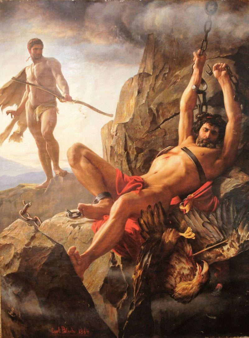 Prometheus frigivelse - Carl Heinrich Bloch