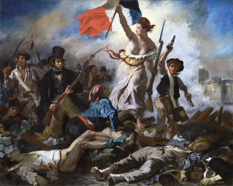 Friheten som leder folket - Eugène Delacroix
