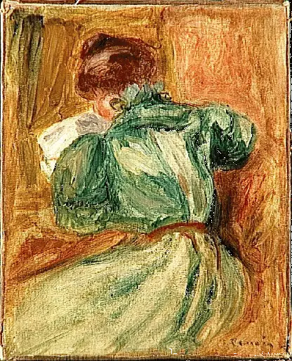 Den gröna läsaren - Pierre-Auguste Renoir