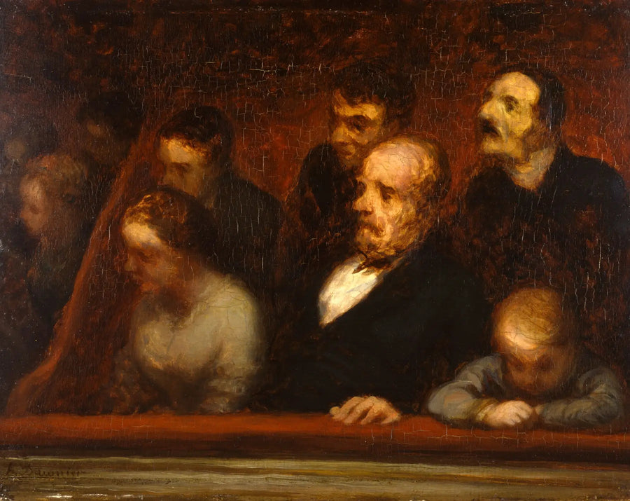 Logen (I teaterns loge) - Honoré Daumier