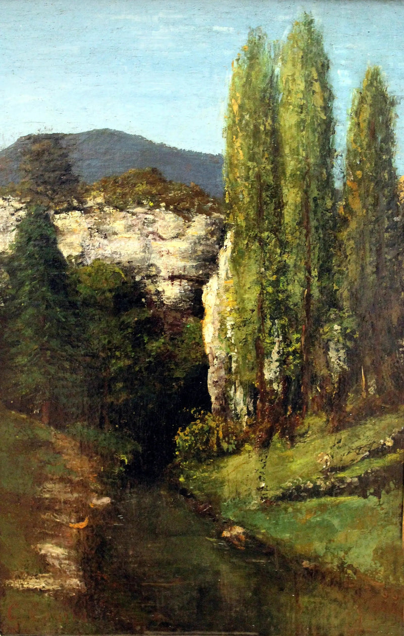 Loue i Jura-bergen - Gustave Courbet