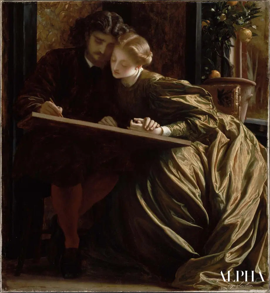 La lune de miel du peintre - Frederic Leighton - Reproductions de tableaux et peintures haut de gamme