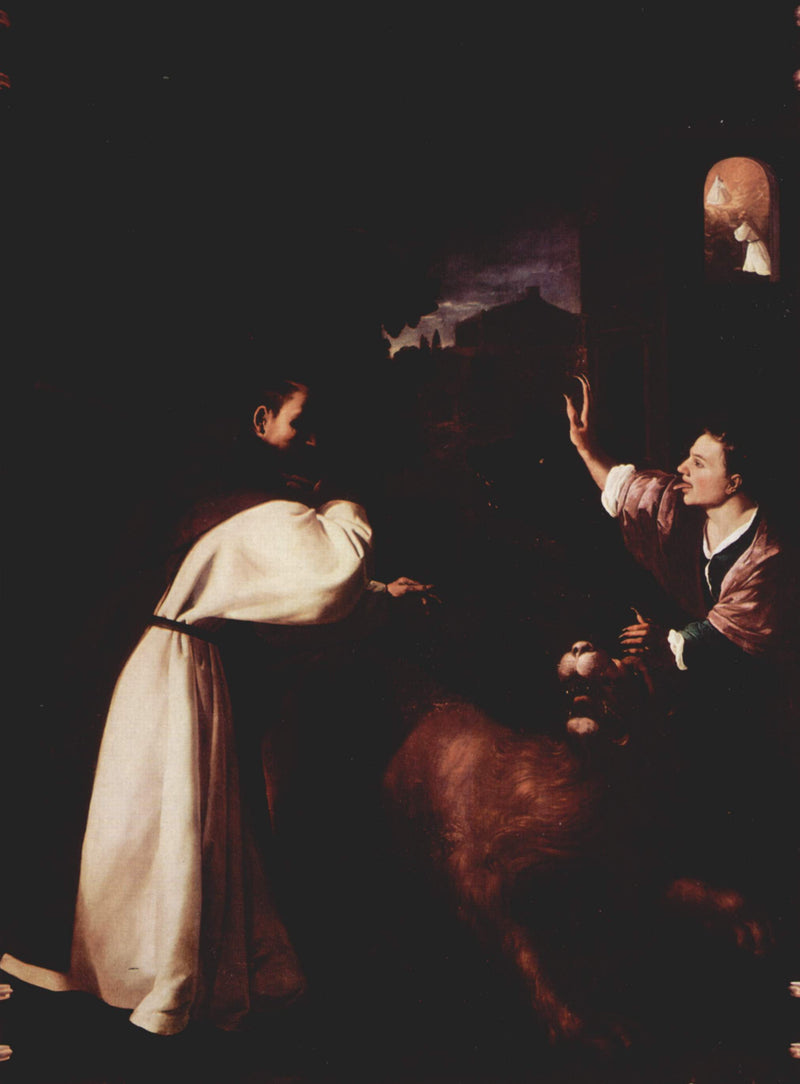 Broder Diego de Orgaz kamp mot demoner - Francisco de Zurbarán