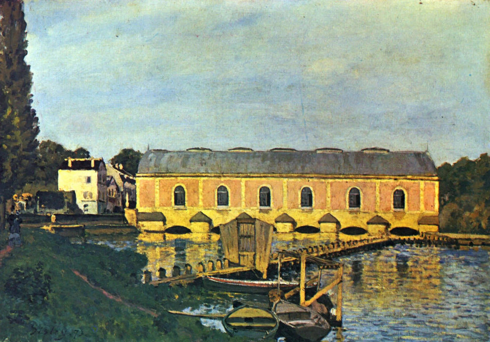 La Machine de Marly - Alfred Sisley image 1 reproduction d’œuvre d’art à l’huile
