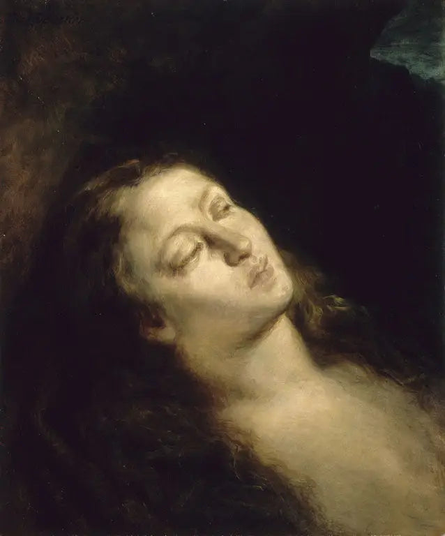 Madonnan i öknen - Eugène Delacroix