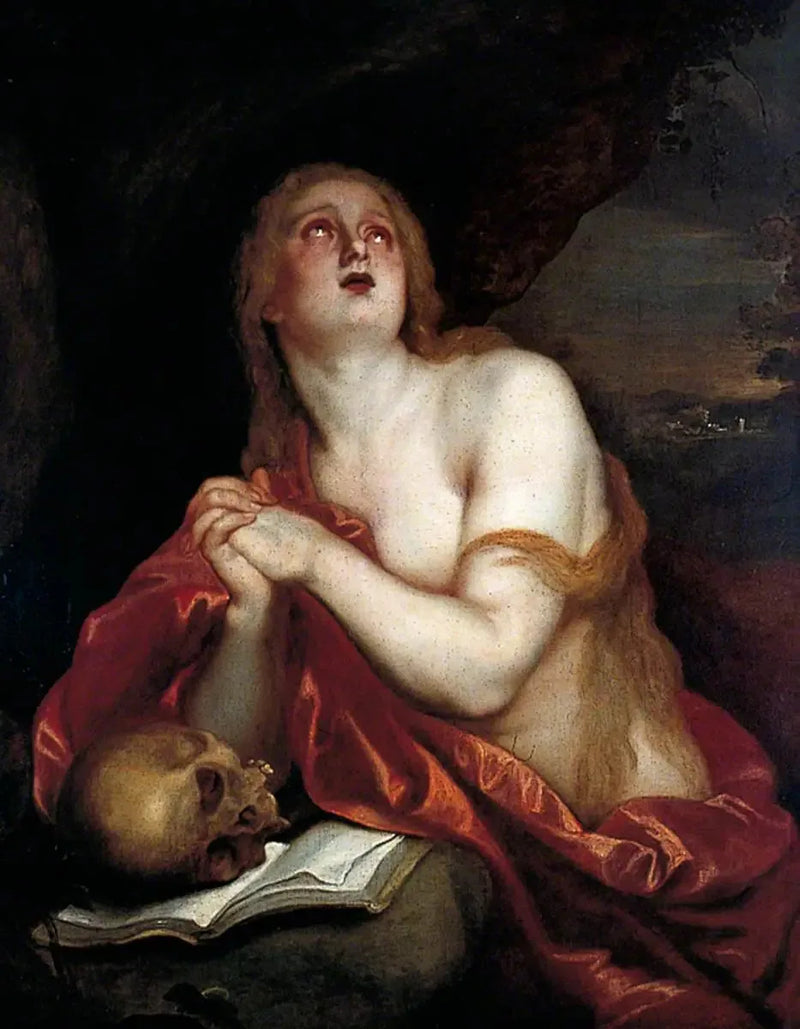 Den botande Madeleine - Antoine van Dyck