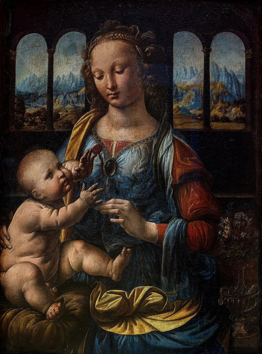 Madonnan med nejlikan - Leonardo da Vinci