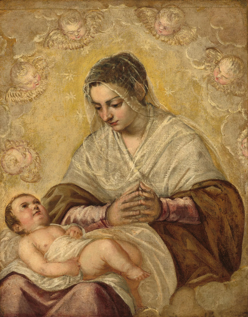 Madonna med stjärnorna - Jacopo Tintoretto
