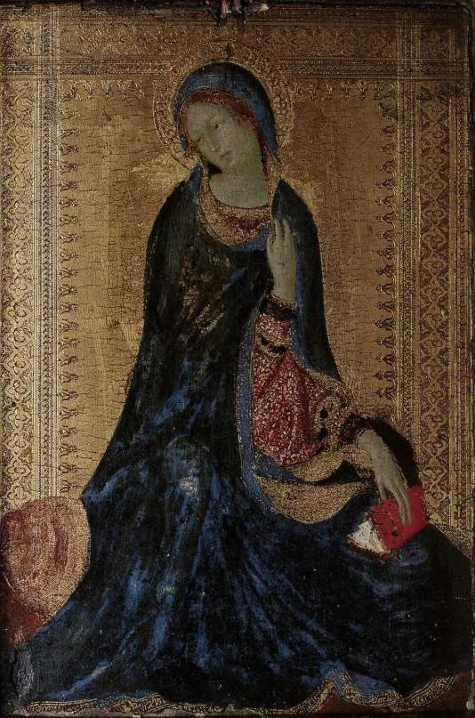 Madonna av Annunciationens scen - Simone Martini