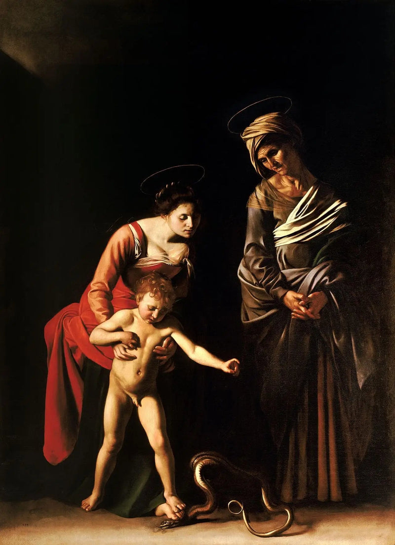 Madonnan av stallpojkarna - Caravaggio