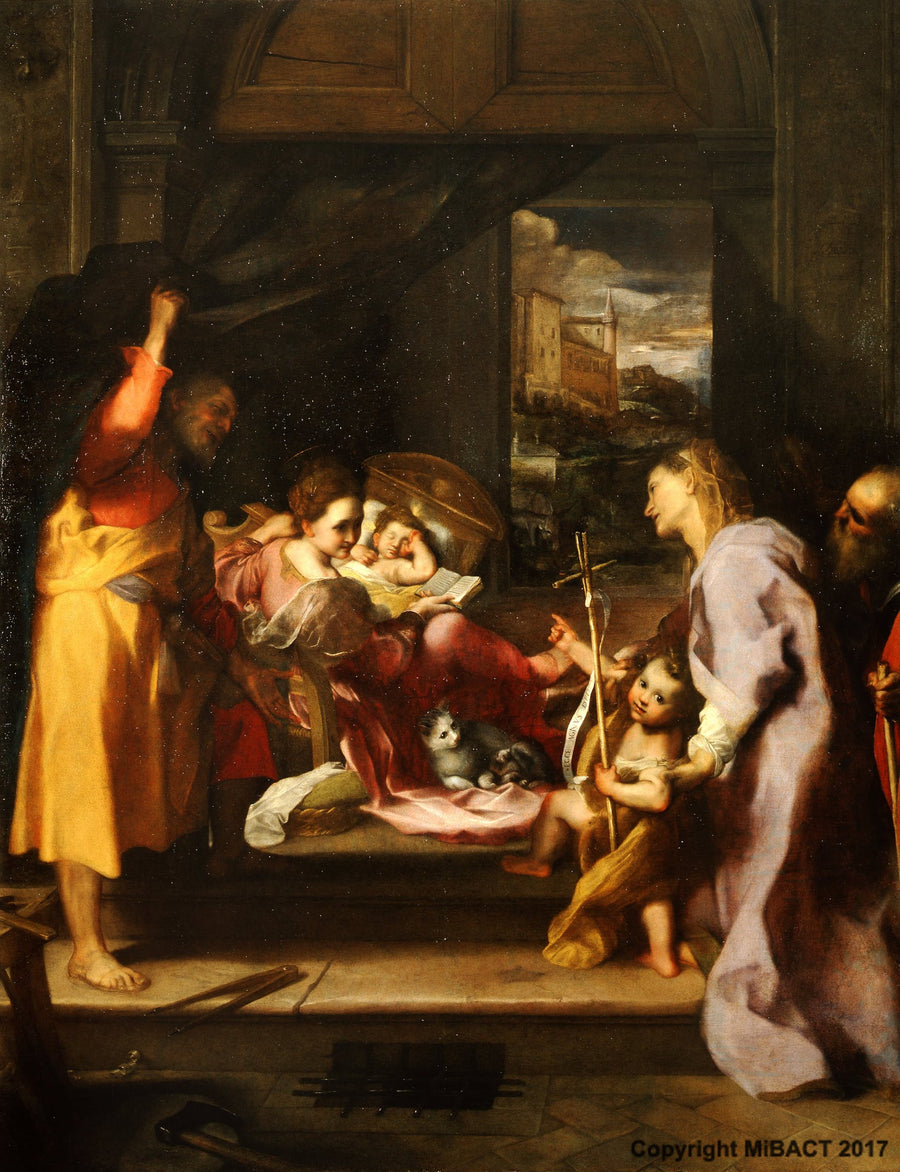 Madonna av Chat - Federico Barroci
