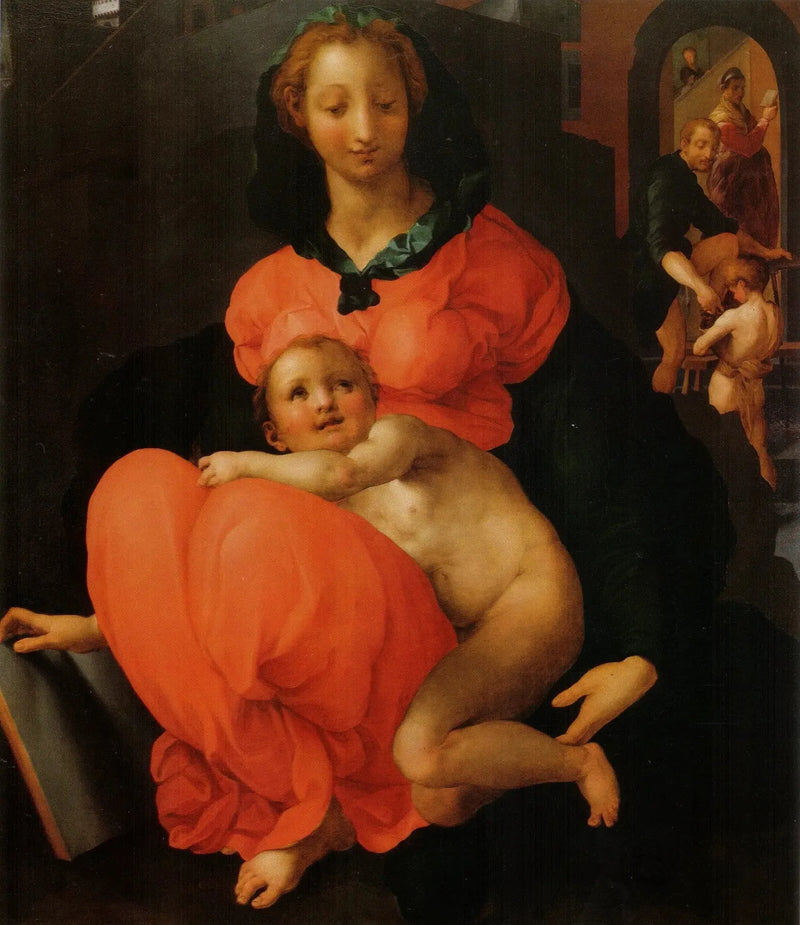 Madonnan av Boken - Pontormo