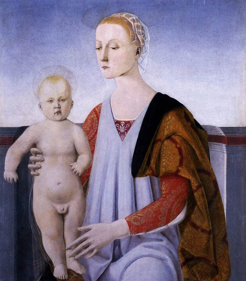 Madonna och barnet - Luca Signorelli
