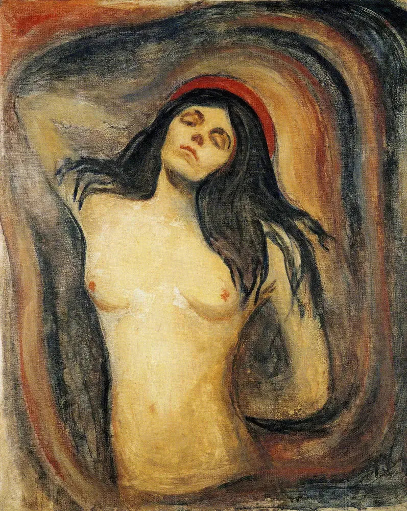 La Madonne - Edvard Munch image 1 tableau peint à l’huile sur toile