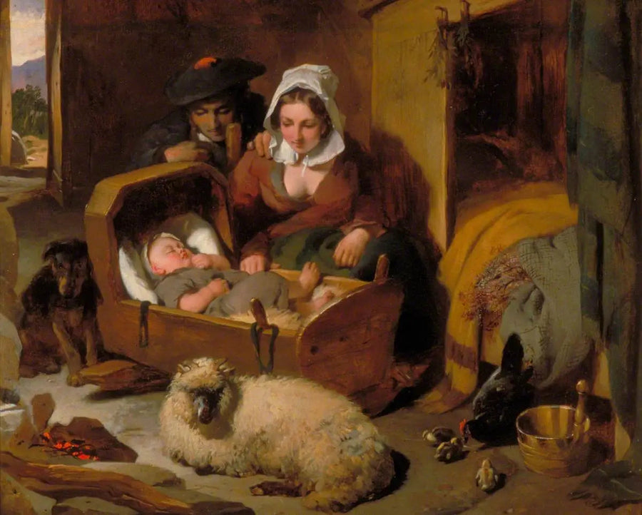 Herdens hus på Highlands - Edwin Henry Landseer