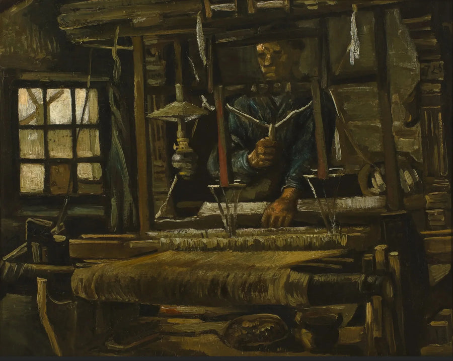 Vävkarens hus - Vincent van Gogh