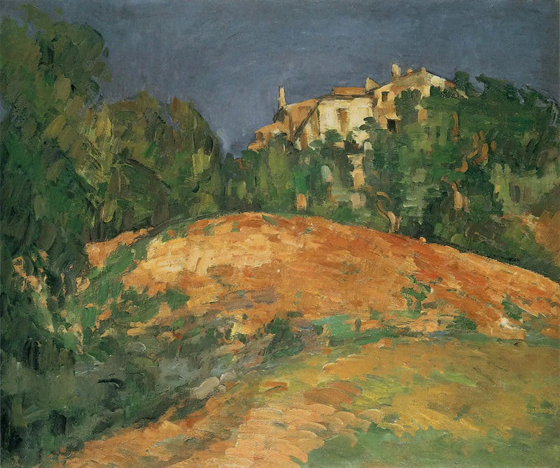 Huset Bellevue på kullen - Paul Cézanne