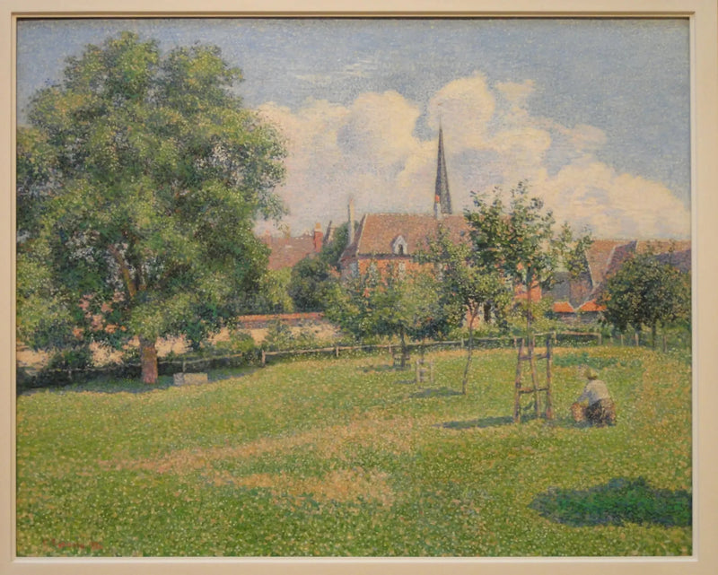 Det döva husets och Éragny-klocktornets hus - Camille Pissarro