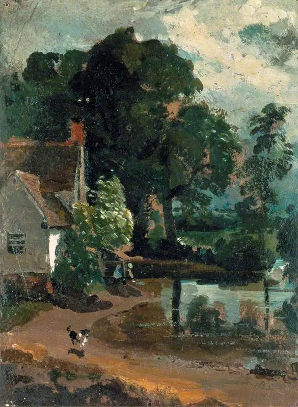 Willy Lott-huset, nära Flatford-möllan - John Constable