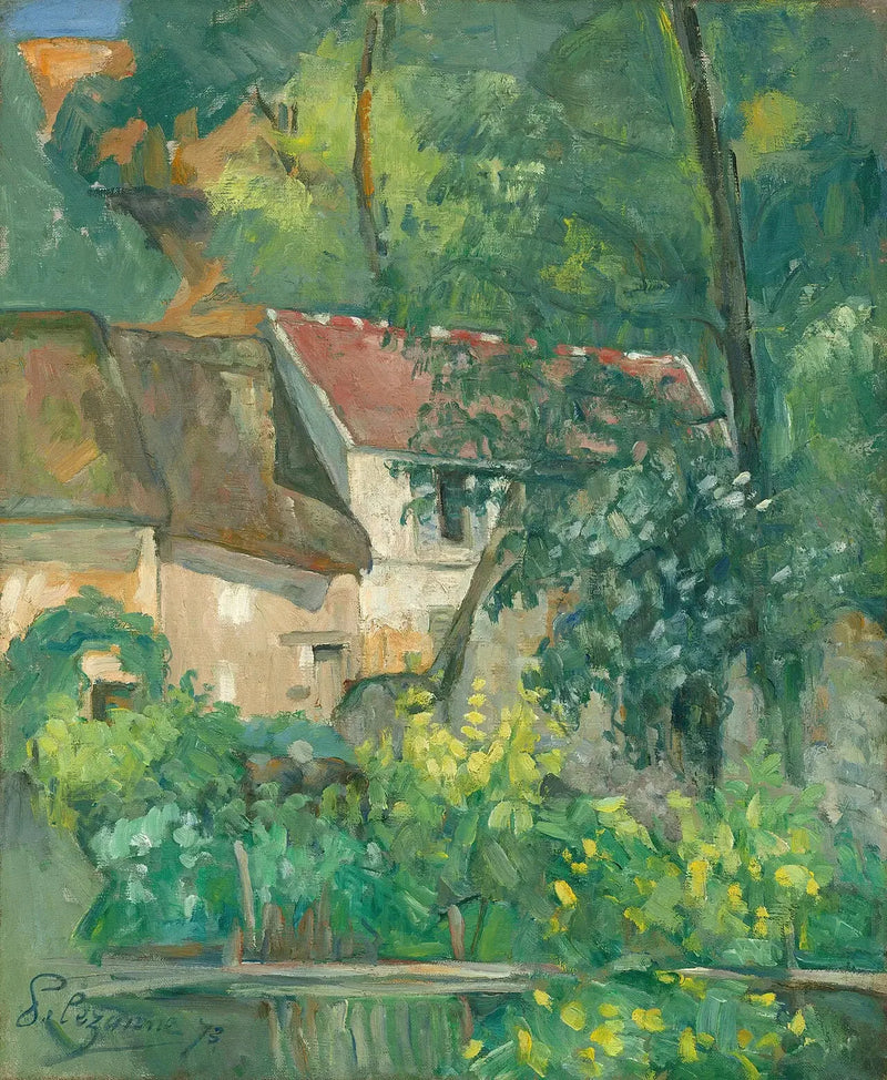 Fader Lacroixs hus, Auvers-sur-Oise - Paul Cézanne