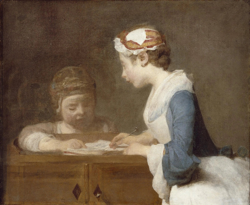 Skolfröken - Jean Siméon Chardin