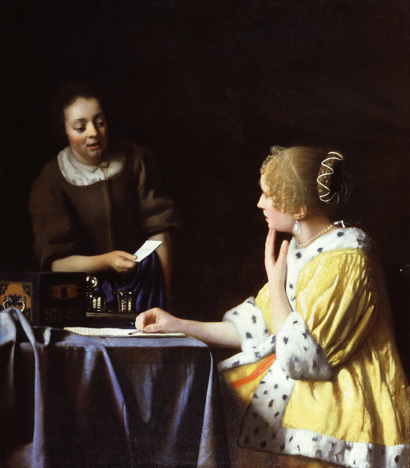 Mästerinnan och Tjänarinnan - Johannes Vermeer