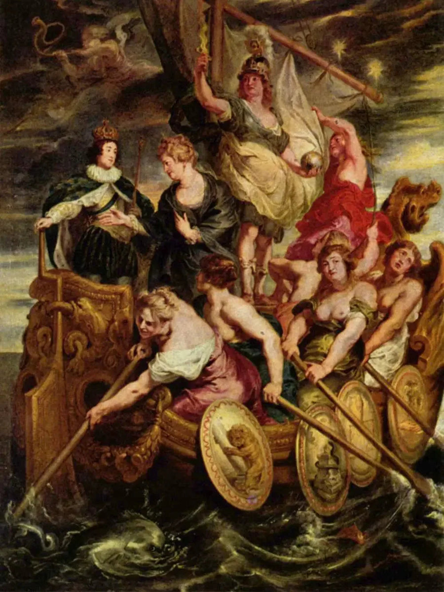 Majoriteten av Louis XIII, 20 oktober 1614 - Peter Paul Rubens