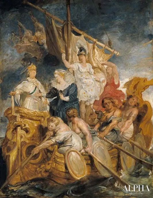 La Majorité de Louis XIII - Peter Paul Rubens - Reproductions de tableaux et peintures haut de gamme