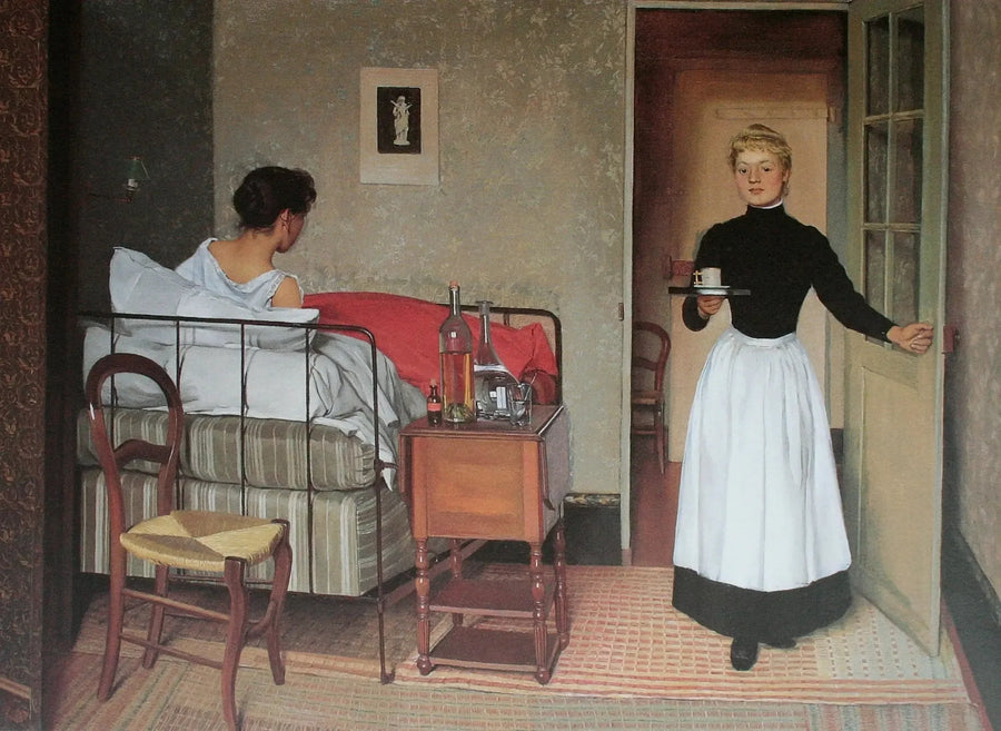 Den Sjuklige - Félix Vallotton