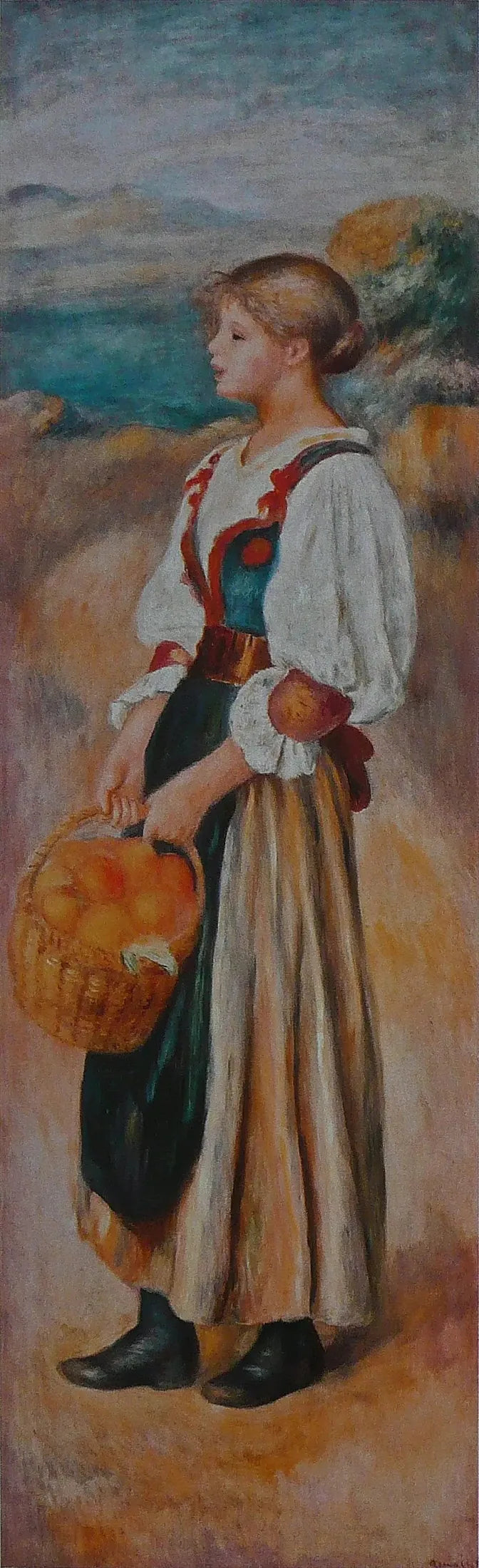 Apelsinförsäljerskan - Pierre-Auguste Renoir