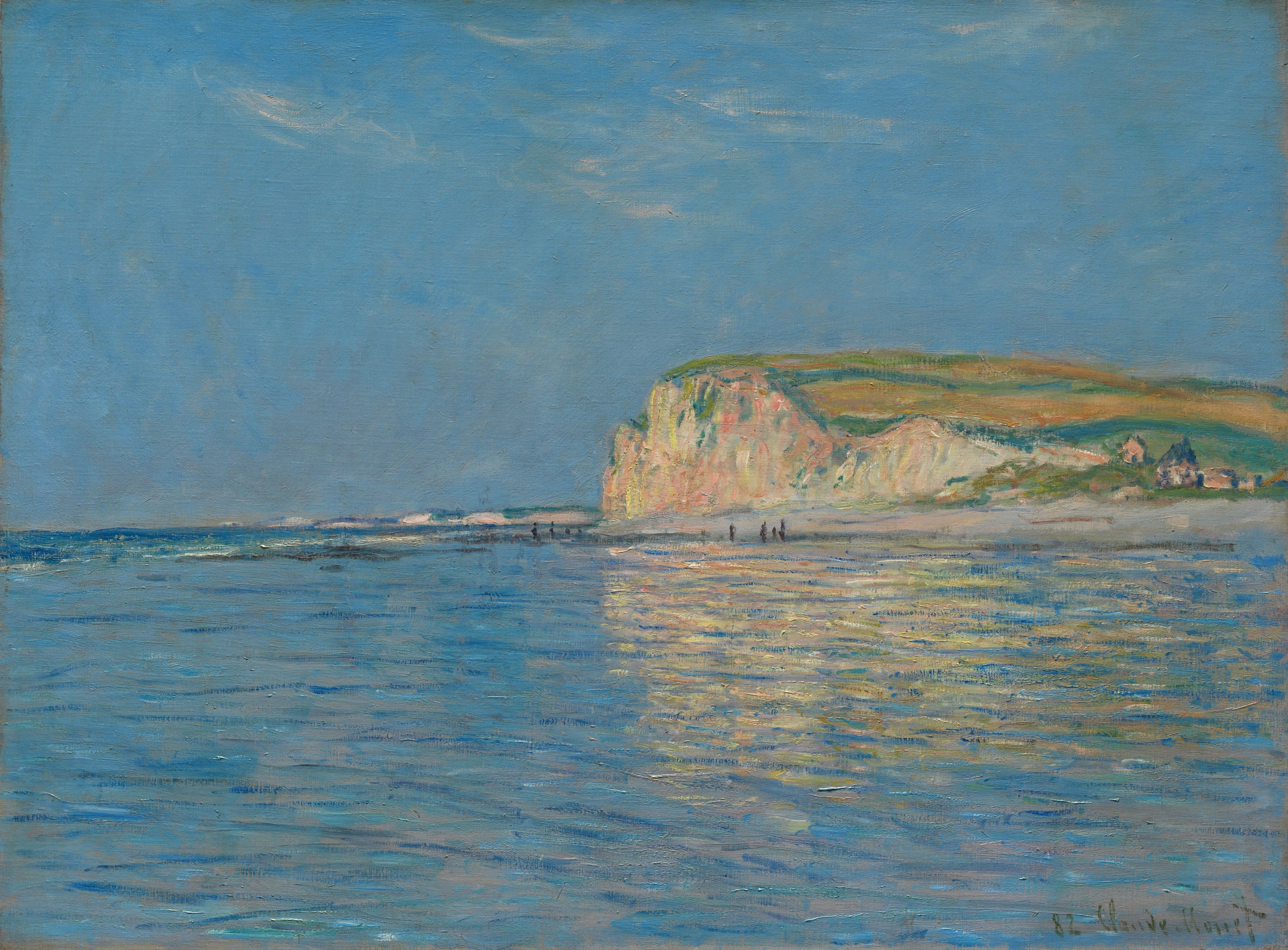 Lågvatten vid Pourville, nära Dieppe, 1882 - Claude Monet