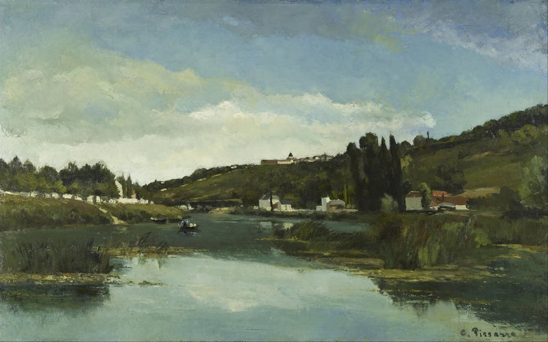 La Marne i Chennevières - Camille Pissarro