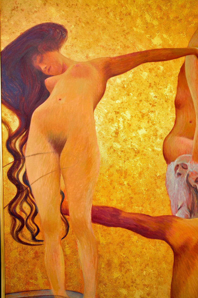 La Médecine – Ett Återuppfunnit Verk av Gustav Klimt av Master Apollon | 180 x 270 cm