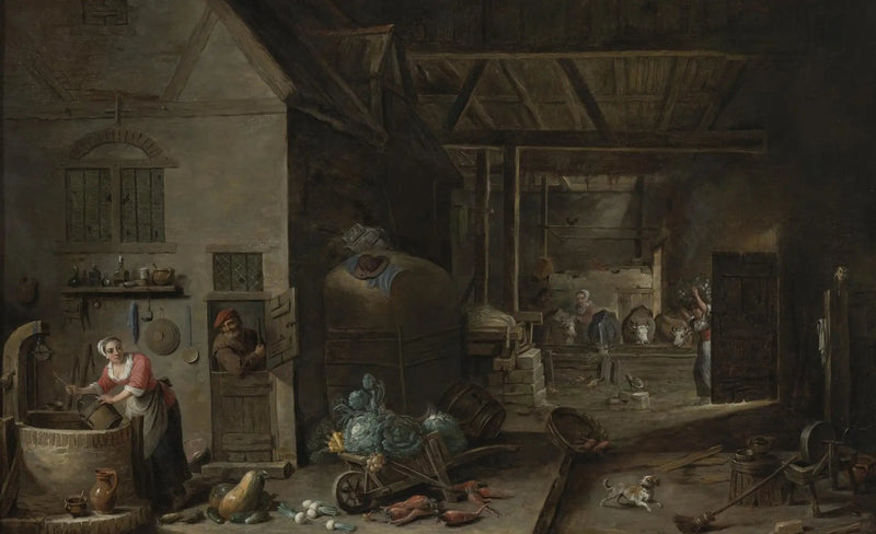 Den flamländska hushållerskan - David Teniers den yngre