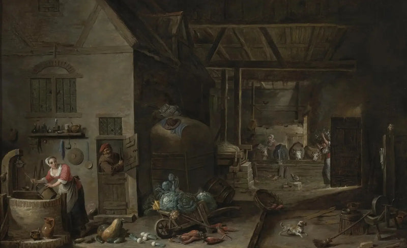 Den flamländska hushållerskan - David Teniers den yngre