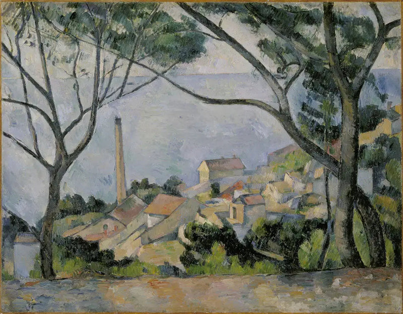 Havet vid L'Estaque - Paul Cézanne