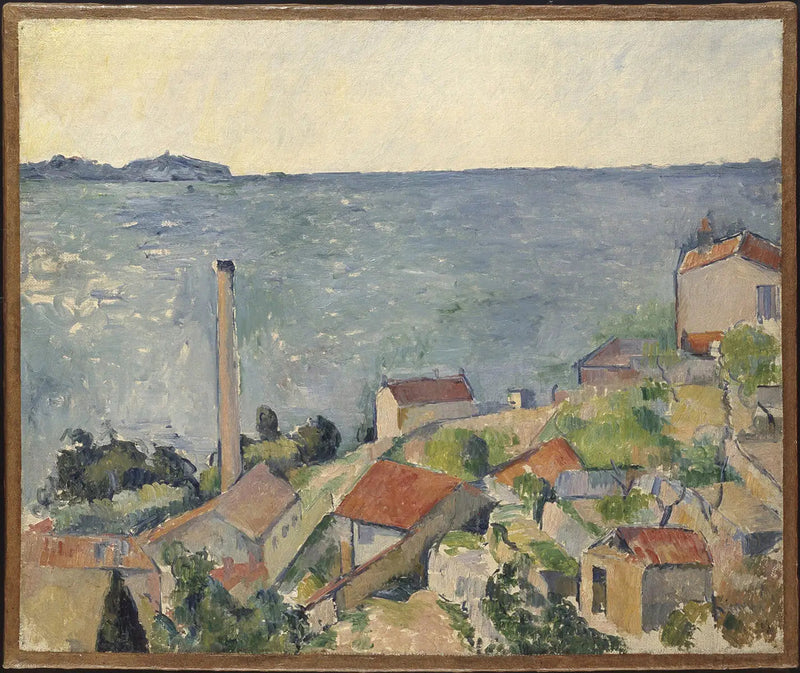 Havet vid L'Estaque - Paul Cézanne