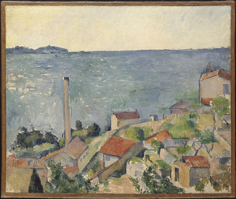 Havet vid L'Estaque - Paul Cézanne