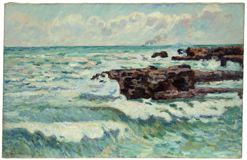 Havet vid Saint-Palais - Armand Guillaumin