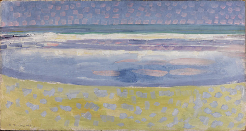 Havet efter solnedgången - Piet Mondrian