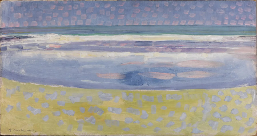 Havet efter solnedgången - Piet Mondrian