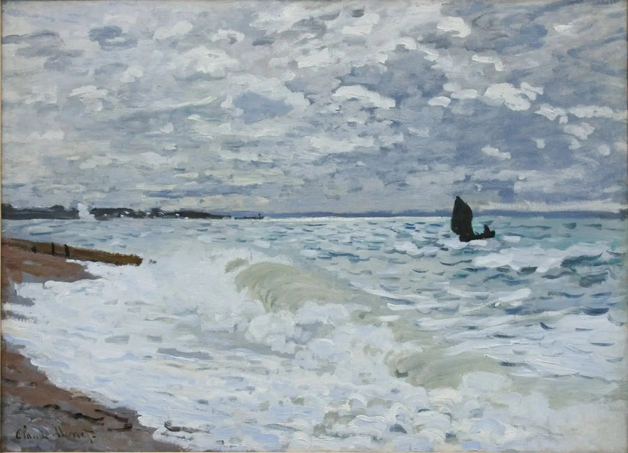 Havet i Le Havre W112 - Claude Monet