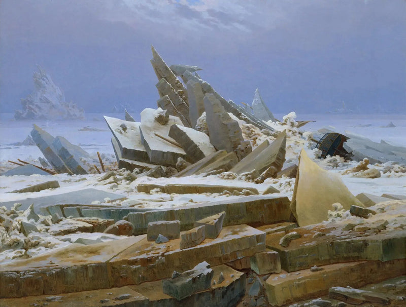 Isen hav - Caspar David Friedrich