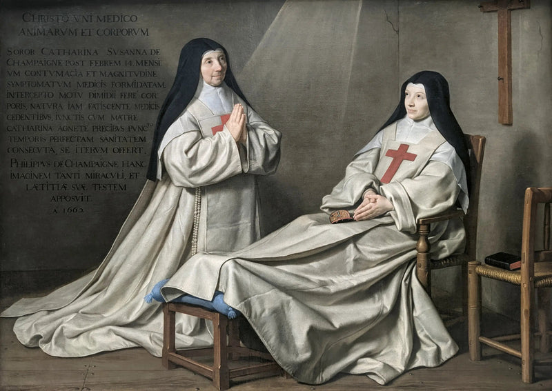 Mor Catherine-Agnès Arnault och syster Catherine de Sainte Suzanne de Champaigne - Philippe de Champaigne
