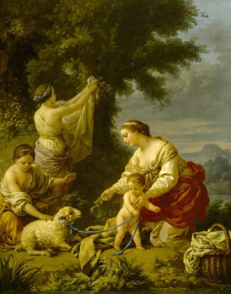 Den förlåtande modern - Louis Jean François Lagrenée
